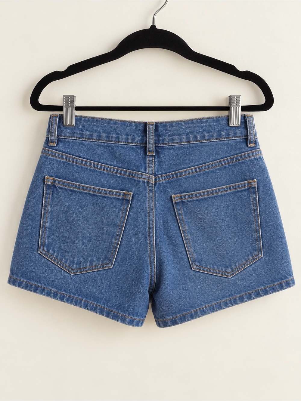 NastyGal Y2K Western Embroidered Denim Faux Leather Chaps Shorts - Size2, 4 or 6 - Picture 2 of 3
